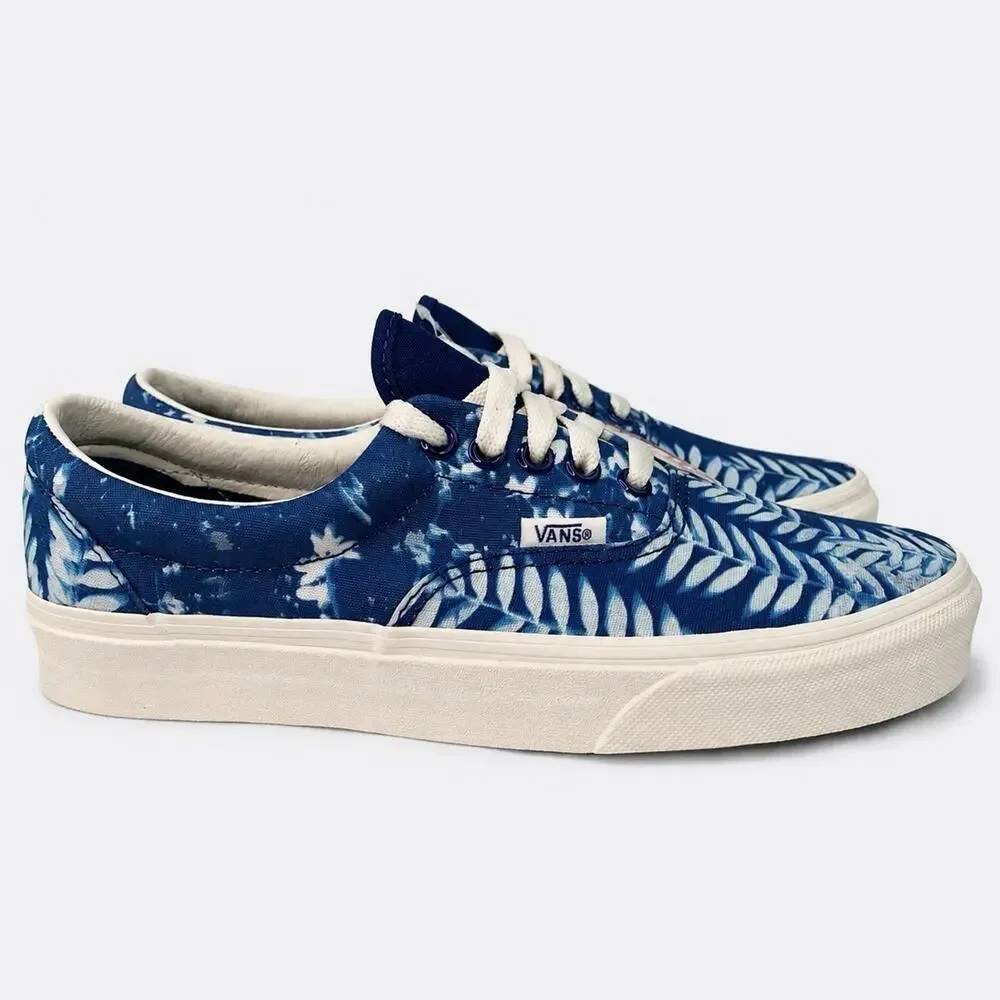 Vans Era Solar Floral True Blue Checkerboard Sneakers Women’s 8.5 Men’s 7 NWT